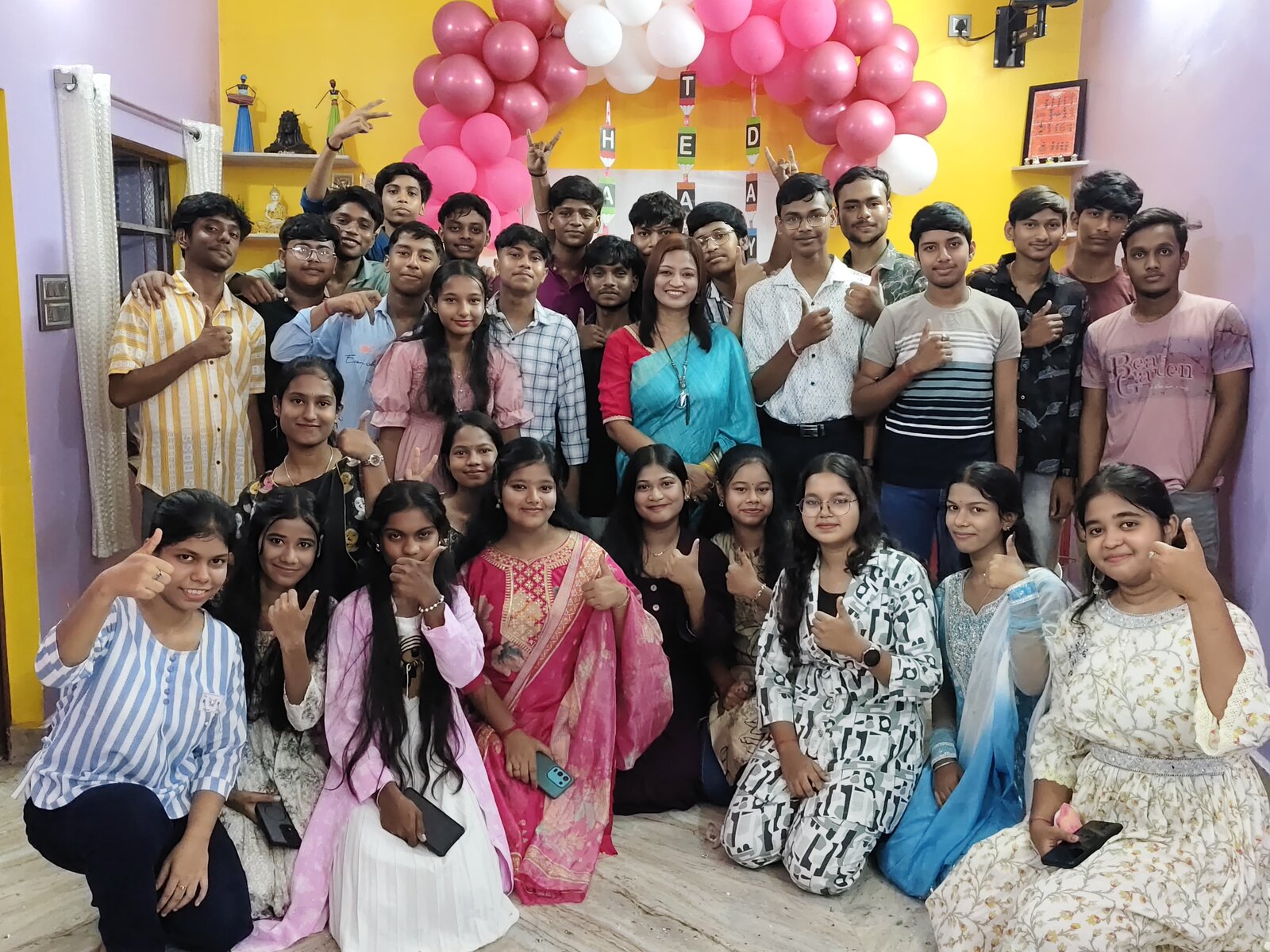 Class 11, the whole batch together on Teachers Day 2026