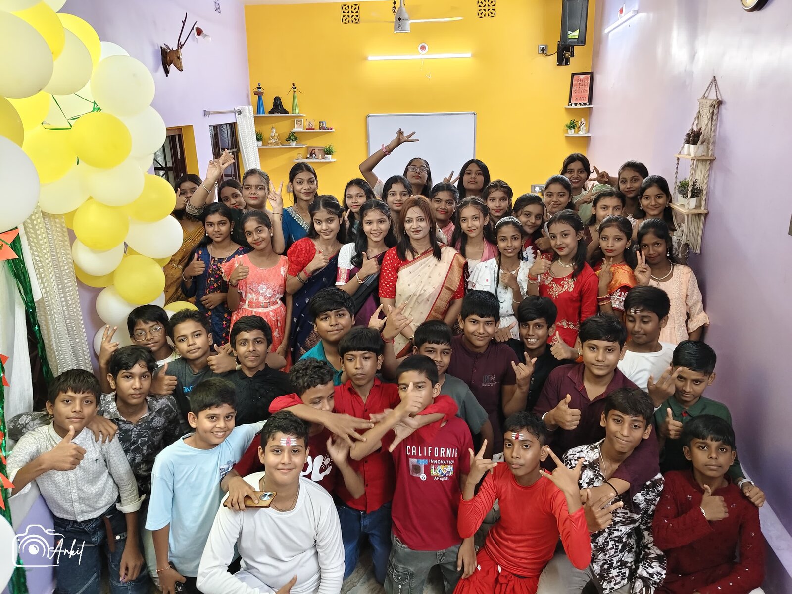 Class 7, the whole batch together on Teachers Day 2026