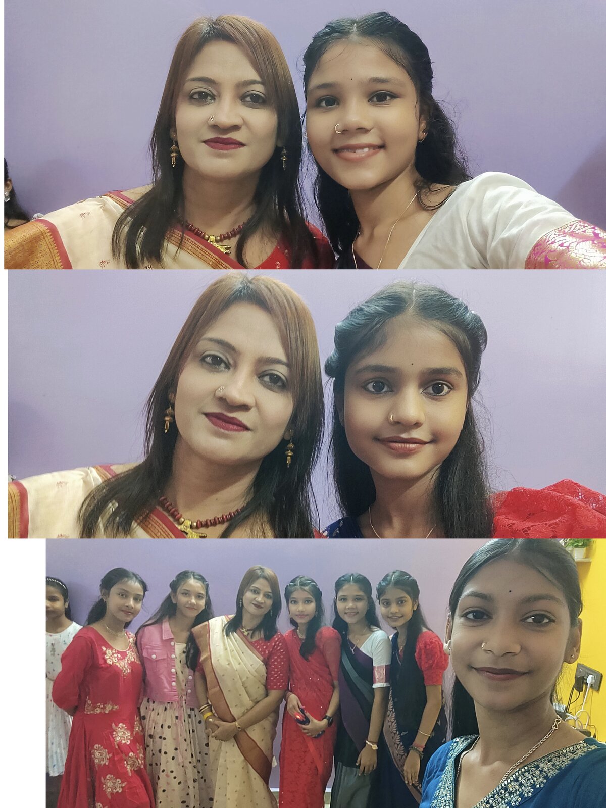 Jolly Miss with individual Class 7 students on Teachers Day 2026
