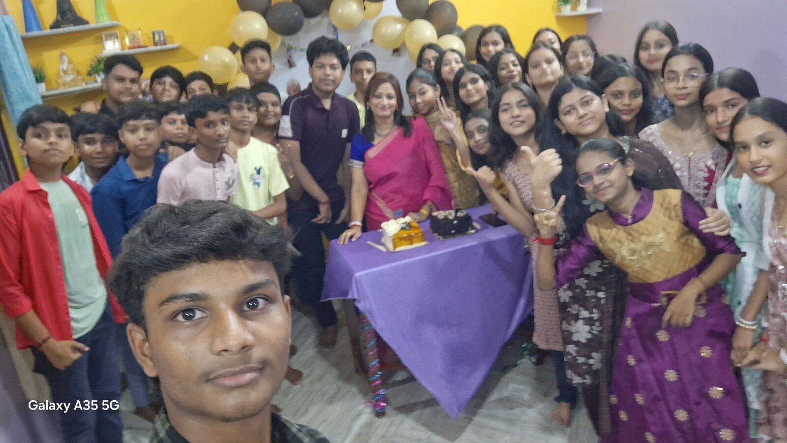 Class 8, the whole batch together on Teachers Day 2026