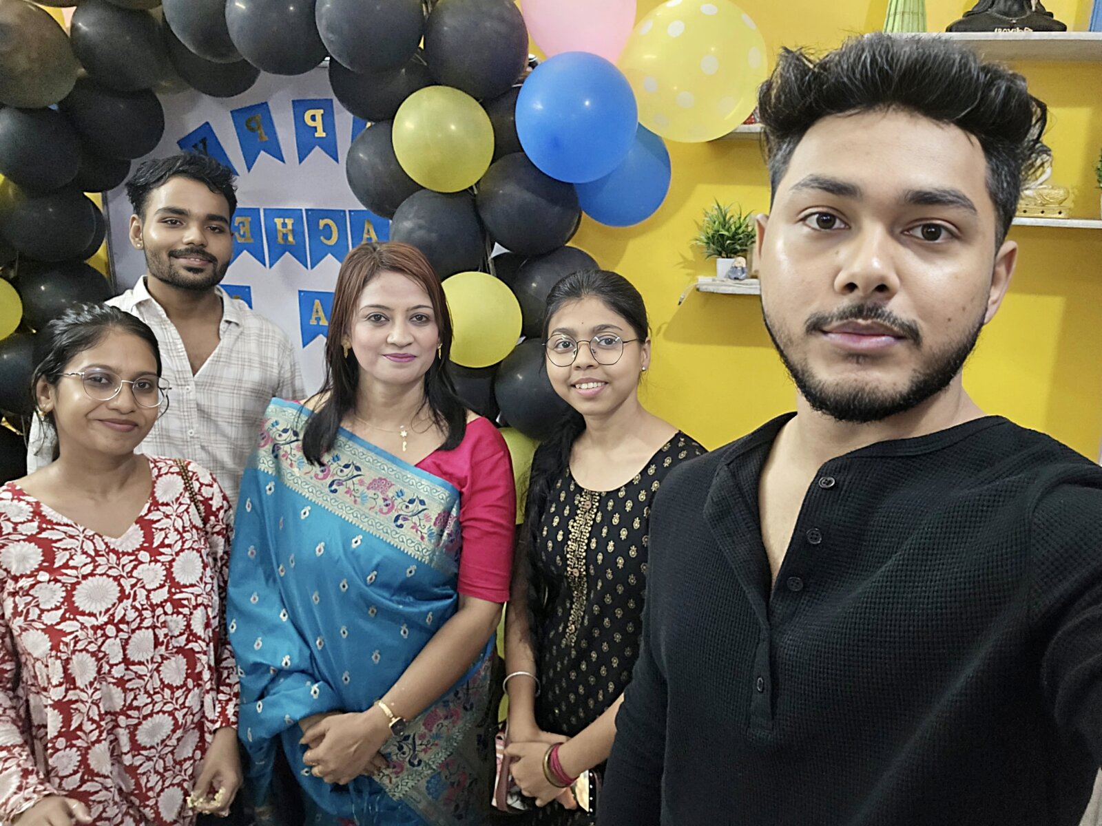 Spoken English batch students with Jolly Miss on Teachers Day 2026